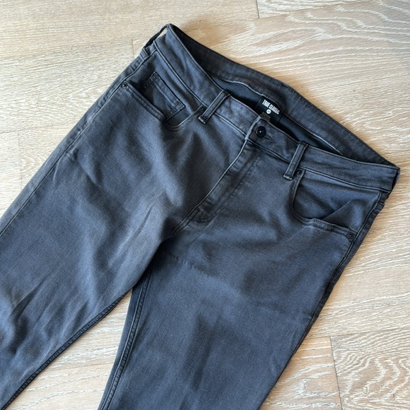 True Classic Slim Fit Comfort Stretch Pants 30" Grey Sz34 - Picture 2 of 12